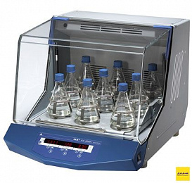 Шейкер-инкубатор, 90 л, ампл. 20 мм, 10-500 об/мин, до 80 °C, KS 4000i control