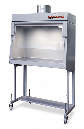 Шкаф вытяжной общего назначения, ширина 100 см, корпус – металл, столешница – нержавеющая сталь, с блоком УФО, ШВ-«Ламинар-С»-1,0 Фото 1