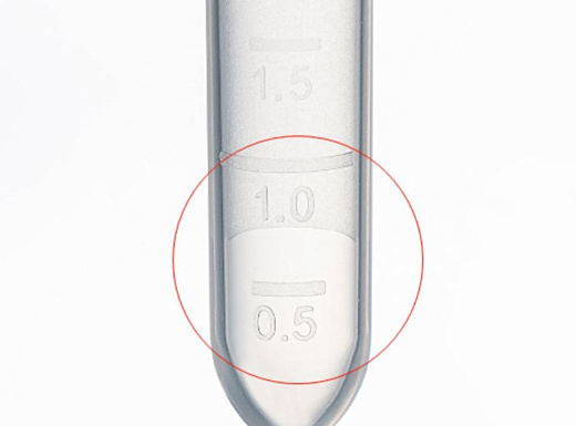 Пробирки типа Эппендорф, до 25000 g, нестерильные, градуированные, бесцветные, ПП,  Jet Biofil, Китай (поле для маркировки)