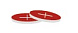 Септа 9-425, красный PTFE/белый Silicone, 1 мм, PRE-SLIT