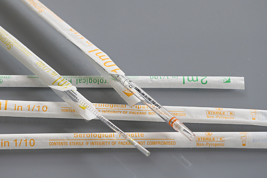 Пипетка 100 мл, серологическая, ПС, стерильная, индивидуально упакованная Фото 2