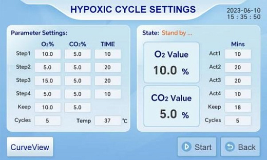 Автоматическая калибровка в одно касание для датчиков O₂ и CO₂.