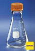 Колба Эрленмейера 1000 мл, стекло, винтовая крышка, Pyrex (Corning)