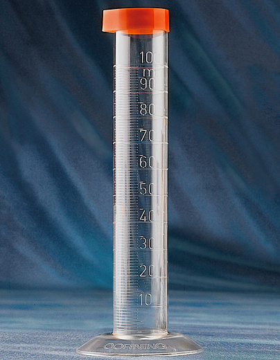 Цилиндр мерный, 100 мл, полистирол (PS), стерильные, 1 шт./уп., 50 шт./кор.