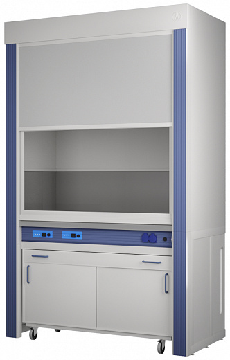 Шкаф вытяжной для работы с кислотами, ширина 150 см, корпус – металлокаркас, столешница –эпоксидный компаунд Vite, с нагревательным блоком Фото 1