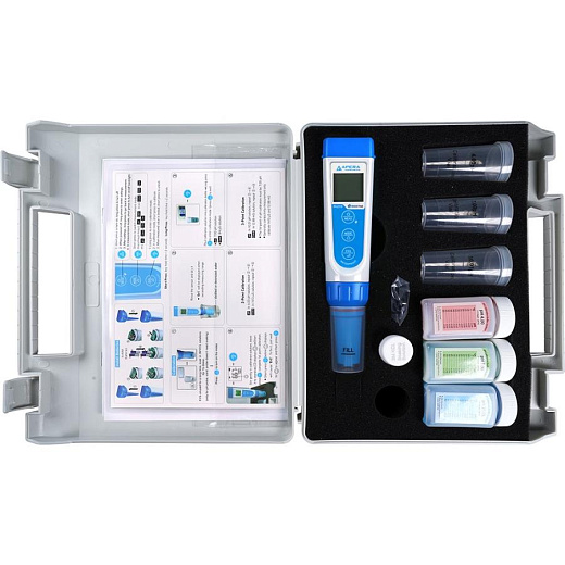 рН-метр, -2-16±0,01, карманный, PH211F, серия 210, с кейсом, Apera Instruments