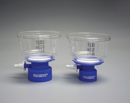 Фильтр Bottle Top, полиэфирсульфон, 0,45 мкм, d 50 мм, 150 мл, d шеи 45 мм, стерильный, Rapid-Flow, 12 шт. Фото 1