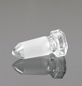 Пробка стеклянная, полая, шлиф 10/19, по DIN 12252, 100 шт./уп., Glassco