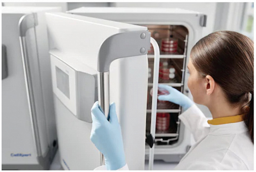 CO₂-инкубатор, 170 л, прямой нагрев, ИК-датчик стерилизуемый, контроль O₂, ручка справа, CellXpert 170i Фото 3