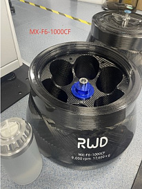 Ротор угловой MX-F6-1000CF из углеродного волокна, 9000 об/мин, 17568 xg, 6×1000 мл, RWD Life Science, Китай