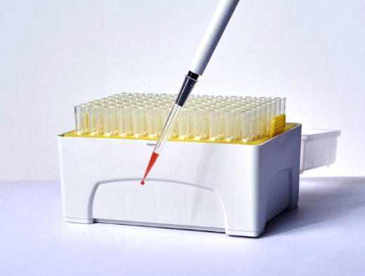 Наконечники до 10 мкл, универсальные, удлиненные, low retention, без фильтра, прозрачные, Zerotip, 96 шт./штатив, 1920 шт./уп., Jet Biofil, Китай