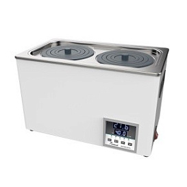 Баня водяная 6 л, ванна из н/ж стали, двухместная, до 99,9 °C, WB100-2F