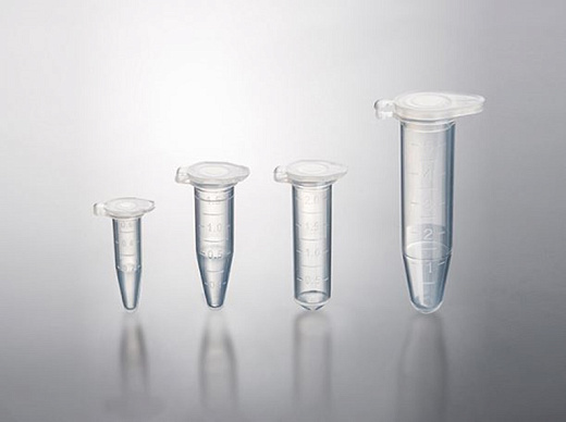 Пробирки типа Эппендорф, до 25000 g, нестерильные, без крышки, градуированные, бесцветные, ПП