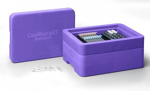 Контейнер для аккумулятора холода, CoolBox 2XT, без штатива, фиолетовый Фото 1