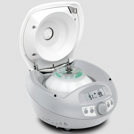 Центрифуга 15000 об/мин, 15100g, 12×0,2/0,5/1,5/2 мл, D2012 plus, DLab, Китай, с открытой крышкой