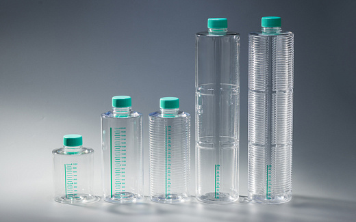 Роллерные бутыли 490 см², гладкие стенки, поверхность ТС, невент. крышка