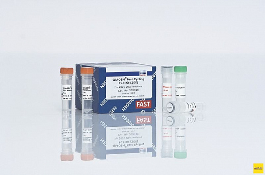 Мастер-микс для ПЦР Fast Cycling PCR Kit , с ДНК-полимеразой с «горячим» стартом HotStarTaq Plus, для быстрой амплификации, Qiagen