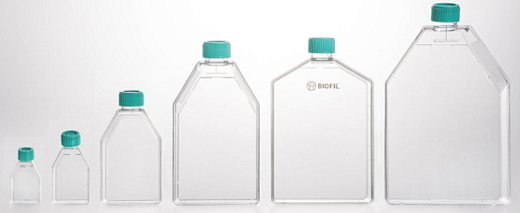 Флаконы культуральные, глухая крышка, необработанная поверхность, полистирол, стерильные,  Jet Biofil, Китай