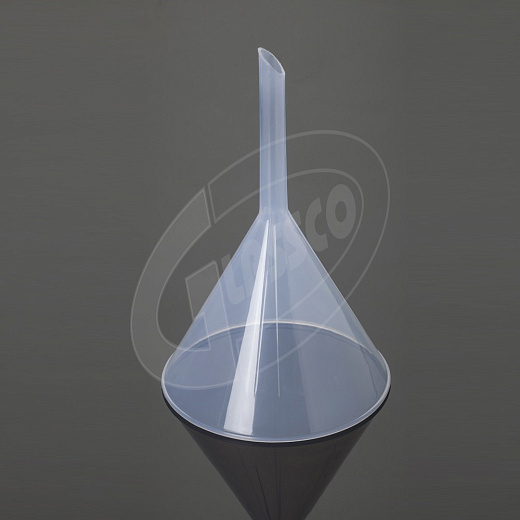 Воронка, полипропилен, d 148 мм, с длинным стеблем, гладкие стенки, 12 шт./уп.