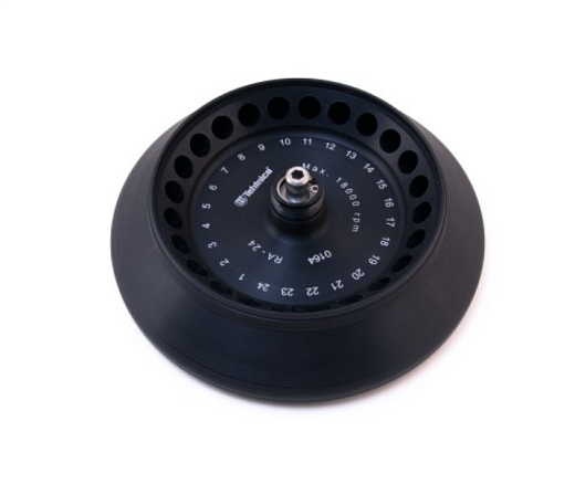 Ротор угловой, 15000 / 18000 (R) об/мин, 21630 / 31150 (R) g, 24 х 1,5/2 мл, с крышкой, RA 24/2, Domel