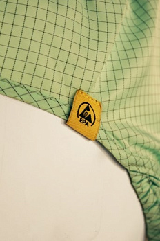 Шапочка для чистых помещений, с микрорегулировкой, вид спереди