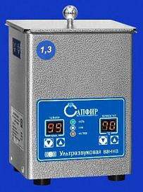 Ультразвуковая баня (мойка) 1,3 л, цифровая, нагрев до 65 °С, с крышкой, с корзиной, 35 кГц