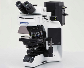 Микроскоп BX-53, прямой, ахромат, СП, ТП, ФК, ДИК, флуоресценция, поляризация, 40x 100x 400x 1000x, вид сбоку