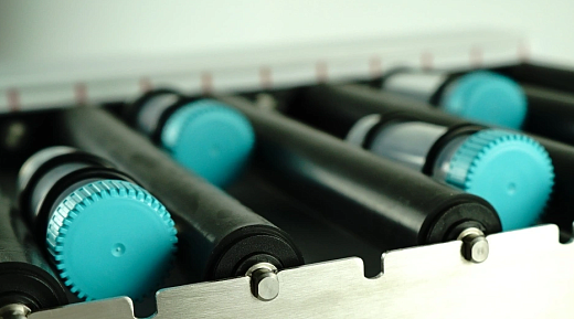 Роллер-мини для пробирок и бутылей, фиксация пробирок