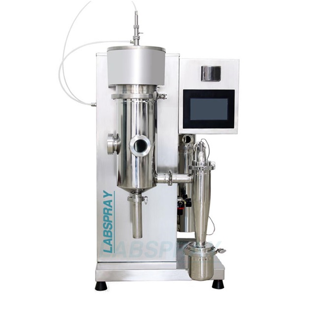 Сушилка распылительная, от 1 до 25 мкм, 500 мл/ч, для водных растворов, SD-500 Распылительная сушилка SD-500 имеет производительность 500 мл/ч для H₂O, с размером частиц 1-25 мкм. SD-500 выполнена полностью из нержавеющей стали и отличается небольшими размерами и удобством в эксплуатации.